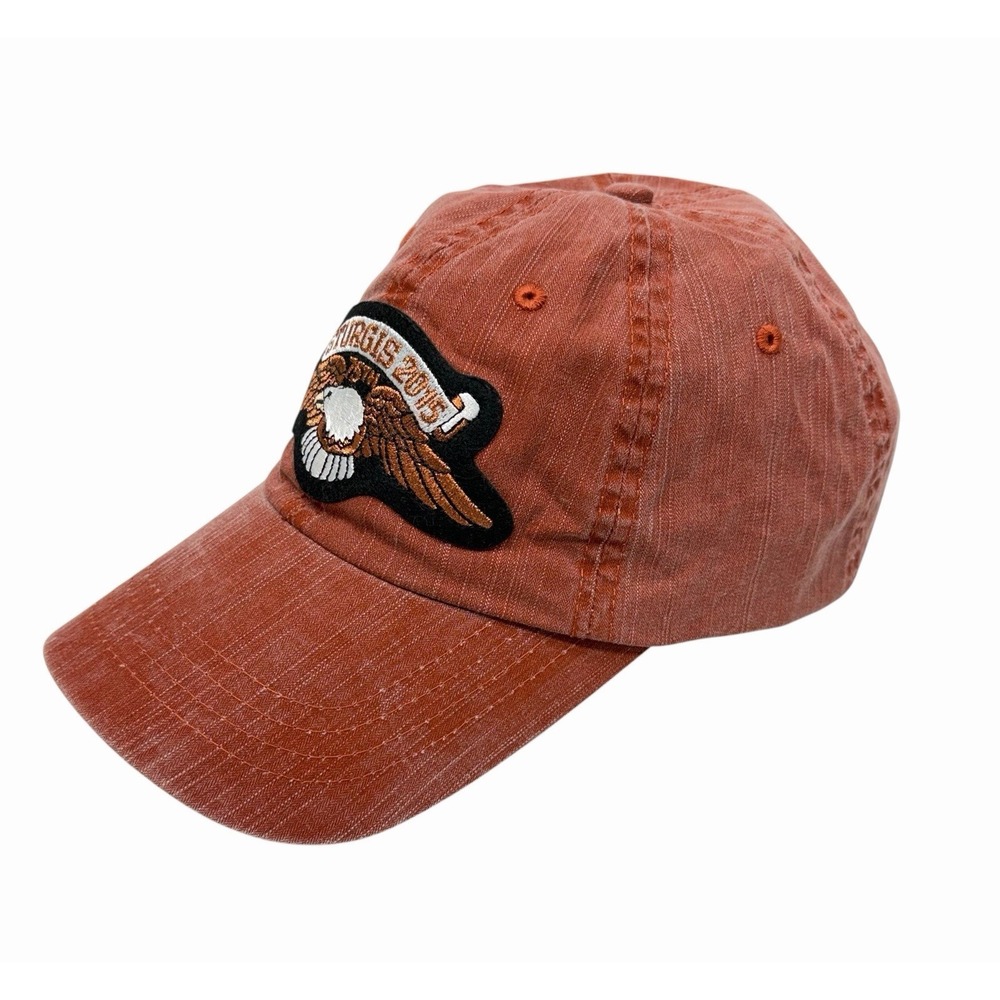 Sturgis 2015 Rust Color Cap Hat 75th Anniversary 100% Cotton One Size Fits All - Picture 3 of 9